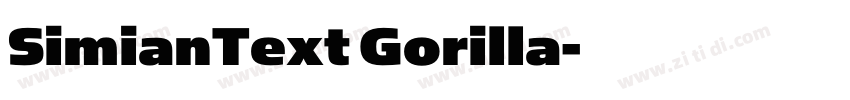 SimianText Gorilla字体转换 SimianText Gorilla字体转换